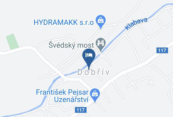 Rokycany - Restaurace A Penzion Hamrovka Maps