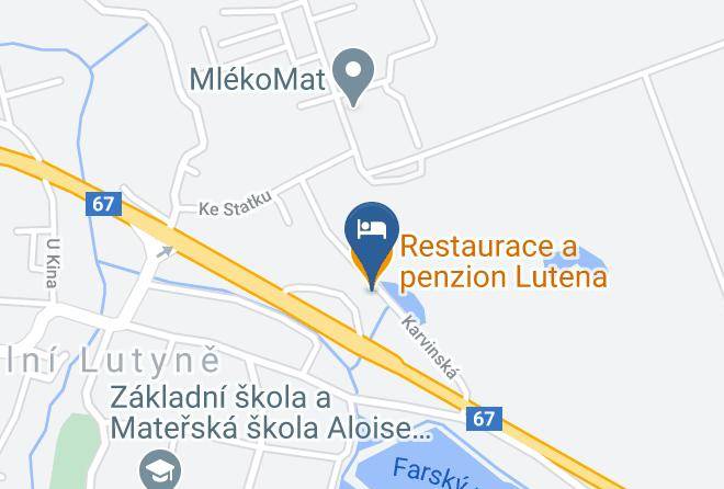 Karvina - Restaurace A Penzion Lutena Maps