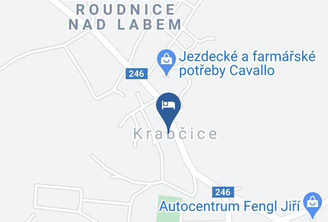Litomerice - Penzion Manes Maps