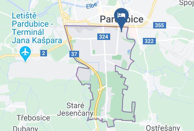 Pardubice - Restaurace A Penzion Pod Vinici Maps
