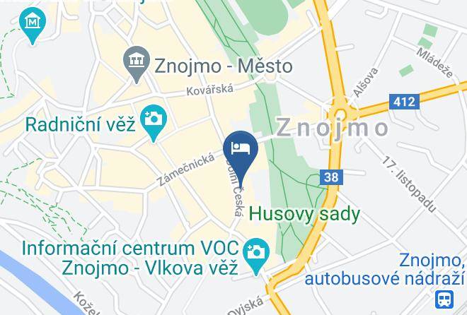 Znojmo - Restaurace A Penzion U Huberta Maps
