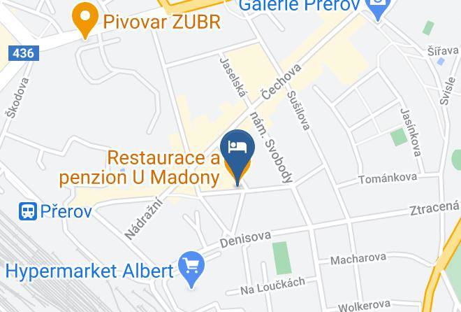 Prerov - Restaurace A Penzion U Madony Maps