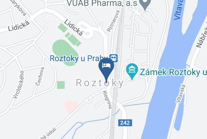 Prague West - Restaurace A Penzion U Zamecku Maps