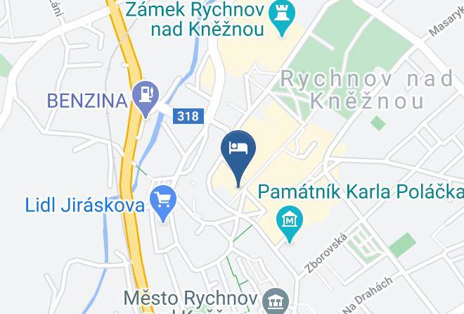 Rychnov Nad Kneznou - Restaurace A Penzion U Zvonu Maps