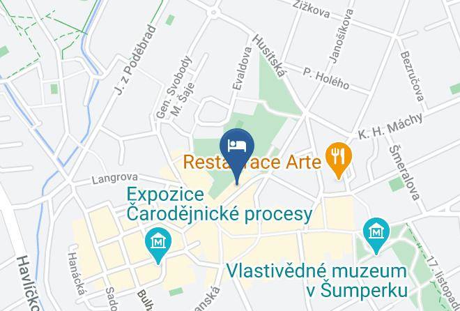 Sumperk - Restaurace Cerny Havran Maps
