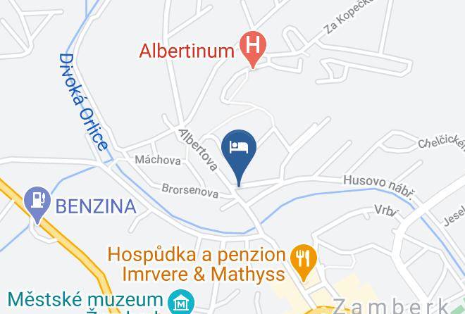 Usti Nad Orlici - Restaurace Country Club Maps