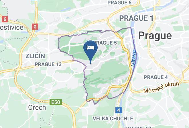 Prague - Nova Hospoda Hotel & Restaurant 3 Hvezdicky Maps