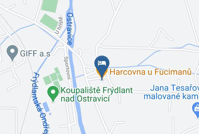 Frydek Mistek - Hostinec Harcovna Maps