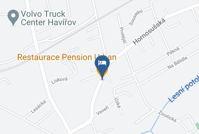 Karvina - Restaurace Pension Urban Maps