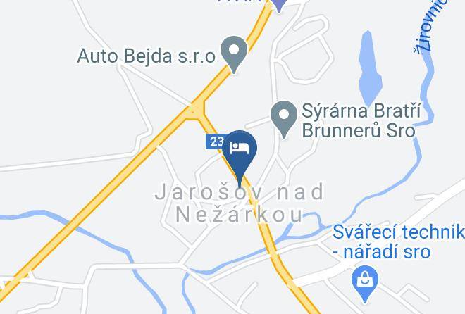 Jindrichuv Hradec - Restaurace Penzion Samorost Maps