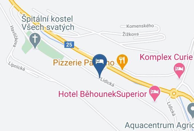 Carlsbad - Restaurace A Penzion Vzhuru Nohama Maps