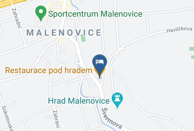 Zlin - Restaurace Pod Hradem Maps