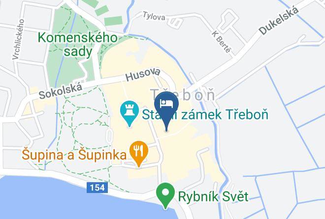 Jindrichuv Hradec - Restaurace Rozmberska Basta Maps