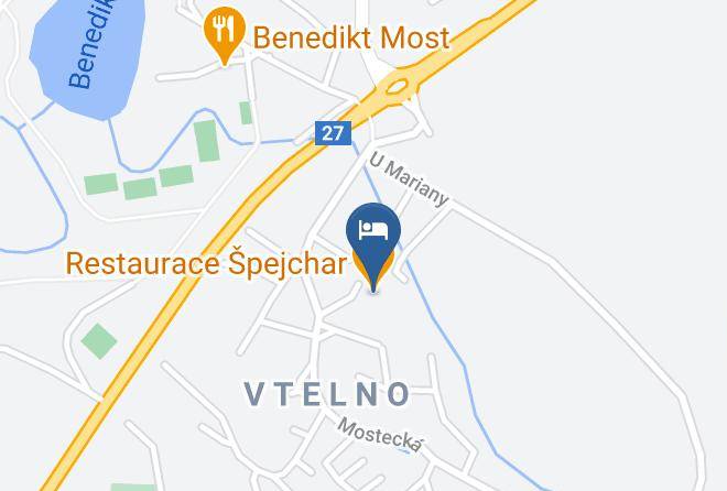 Most - Restaurace Spejchar Maps