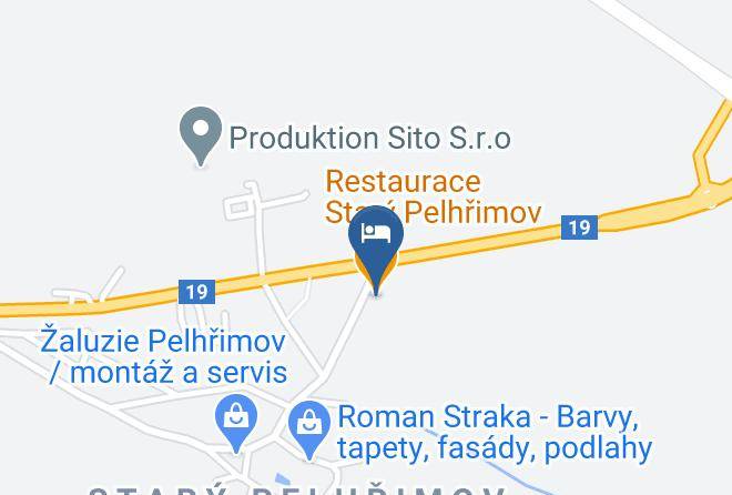 Pelhrimov - Restaurace Stary Pelhrimov Maps