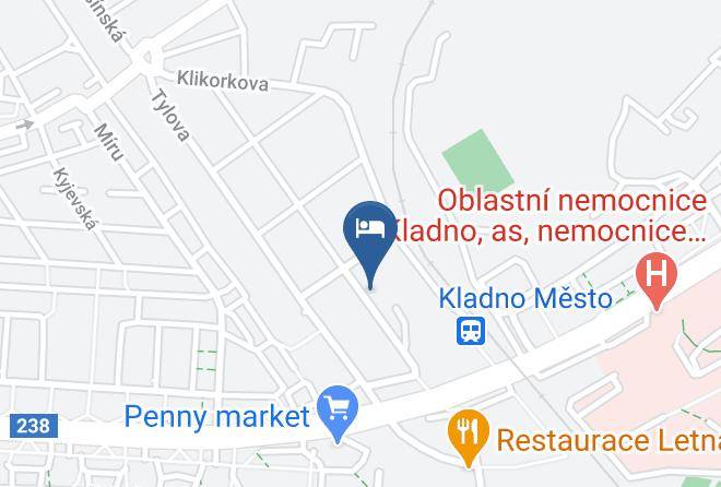 Kladno - Restaurace U Admirala Maps