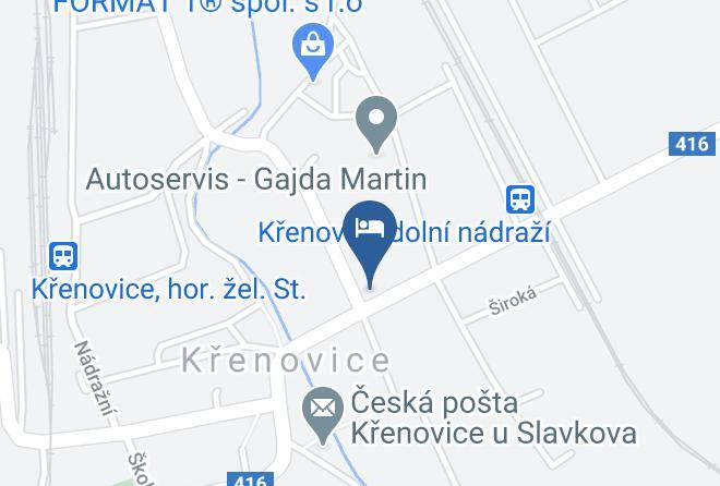 Vyskov - Restaurace U Frantika Maps