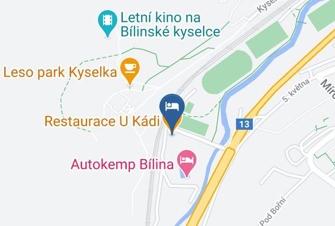 Teplitz - Restaurace U Kadi Maps