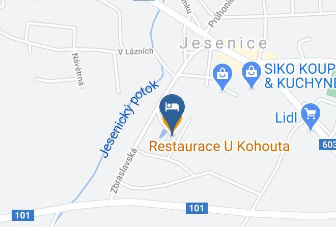 Prague West - Restaurace U Kohouta Maps