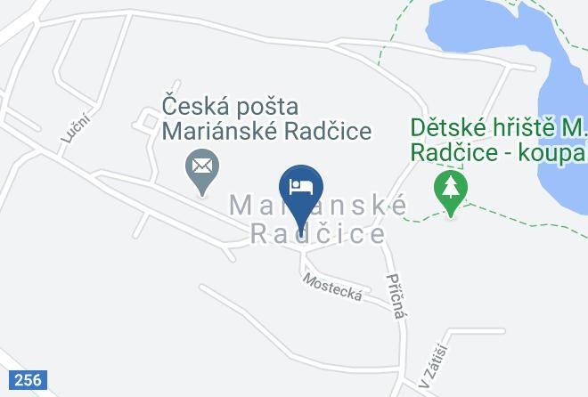 Most - Restaurace U Kostela Maps