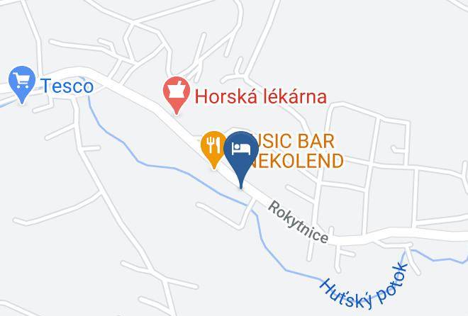 Semily - Restaurace U Zastavky Maps