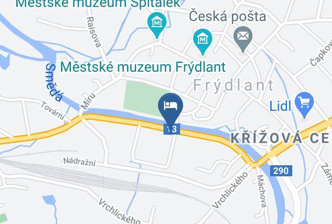 Frydlant - Restaurace Vinarna Ubytovani Beseda Maps