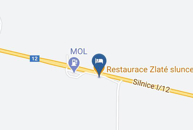 Kolin - Restaurace Zlate Slunce Maps