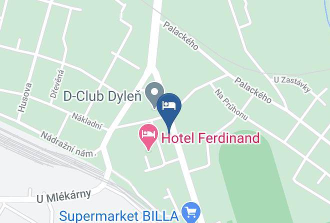 Cheb - Restaurace Pension Holiday Maps