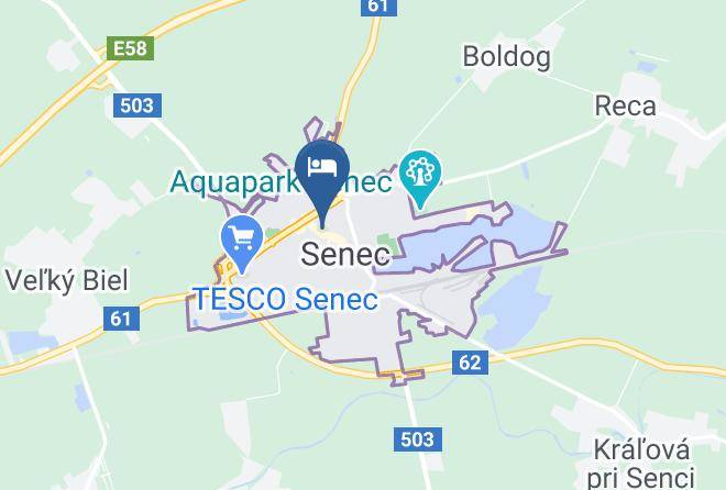 Senec - Restauracia A Hotel Nostalgia Maps