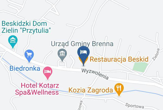 Cieszynski - Restauracja Beskid Maps