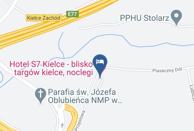 Kielce - Restauracja Blue Line Kielce Maps