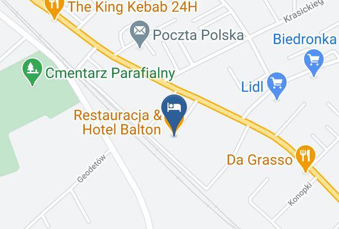 Restauracja & Hotel Balton Map