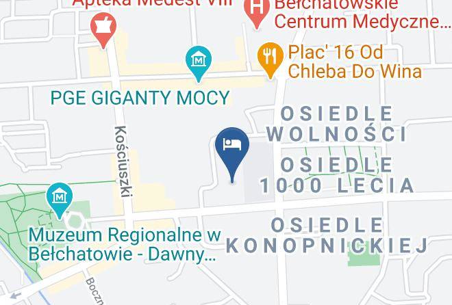 Belchatowski - Samoobslugowy Hotel Cztery Pory Belchatow Nocleg Centrum Maps