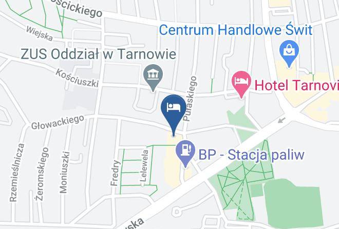 Tarnow - Restauracja I Noclegi Mimoza Maps