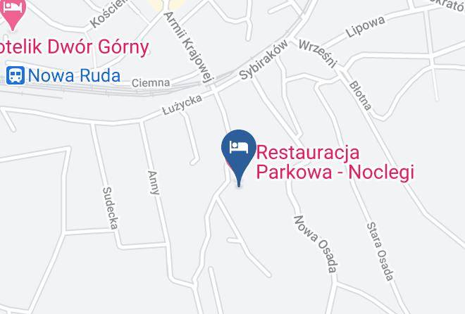 Klodzki - Restauracja Noclegi Maps