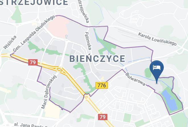 Cracow - Restauracja Santorini Maps