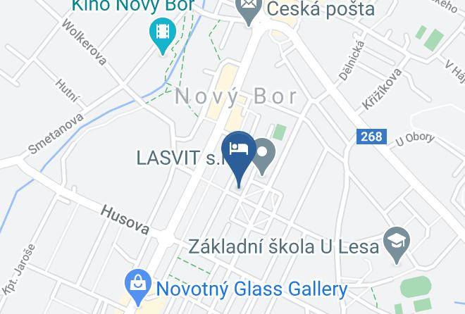 Ceska Lipa - Restaurant A Pension Sorrento Maps