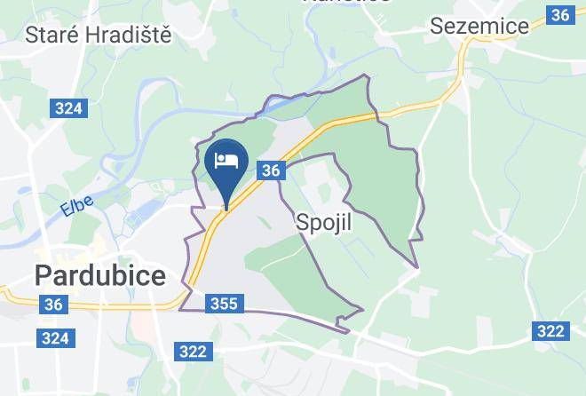Pardubice - Restaurant A Penzion Steak Station Maps