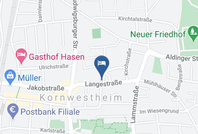 Ludwigsburg - Hotel & Restaurant Adler Maps