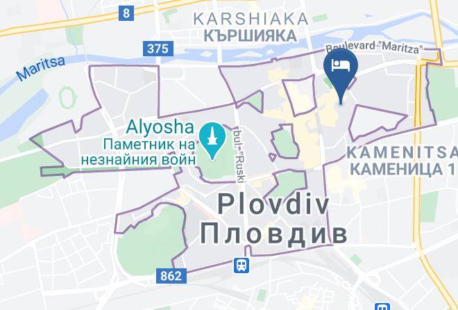 Plovdiv - Restaurant Alafrangite Maps