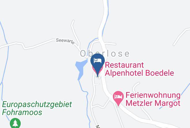 Restaurant Alpenhotel Boedele Map