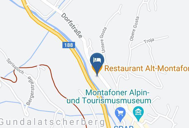 Bludenz - Restaurant Alt Montafon Maps