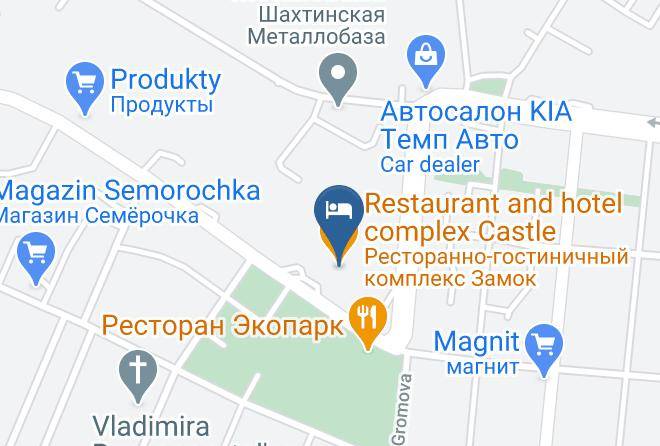 Shakhty - Restaurant And Hotel Complex Castle Maps