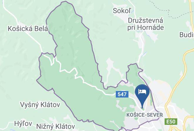 Kosice Sever - Hotel Stadion Maps