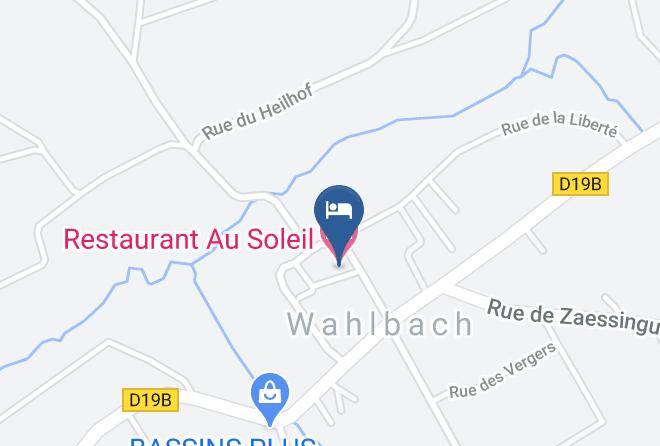 Haut Rhin - Restaurant Au Soleil Maps