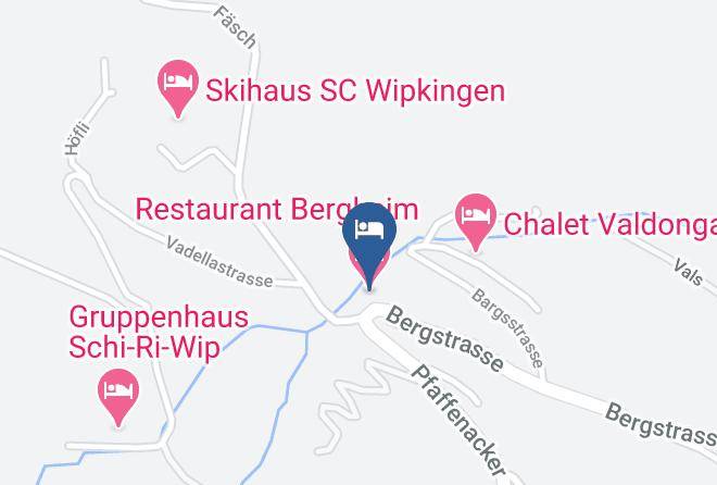 Sargans - Restaurant Bergheim Maps