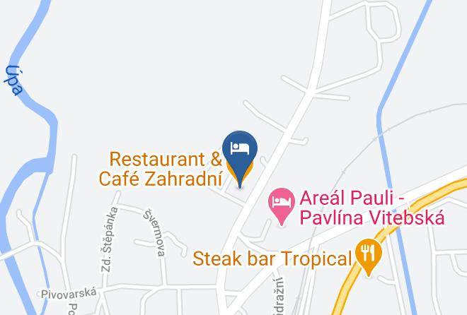 Nachod - Restaurant & Cafe Zahradni Maps
