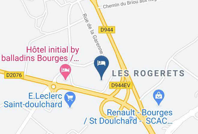 Cher - Hotel Restaurant Campanile Saint Doulchard Maps