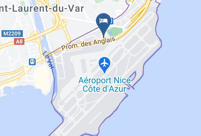 Maritime Alps - Hotel Restaurant Campanile Nice Aeroport Maps