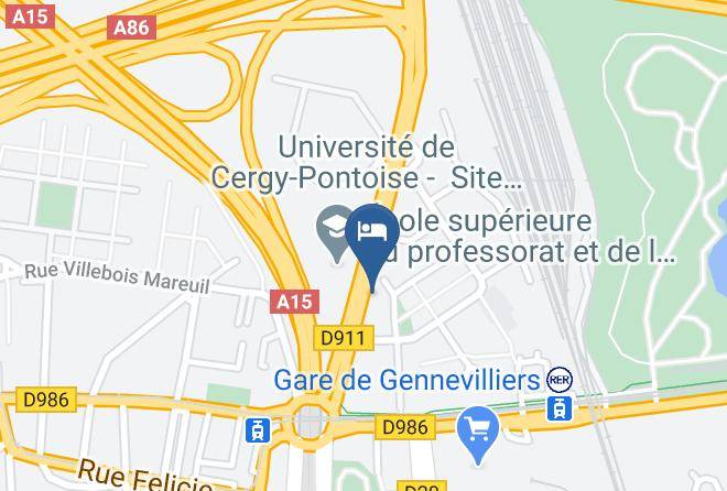 Hauts De Seine - Restaurant Campanile Paris Ouest Gennevilliers Barbanniers Maps